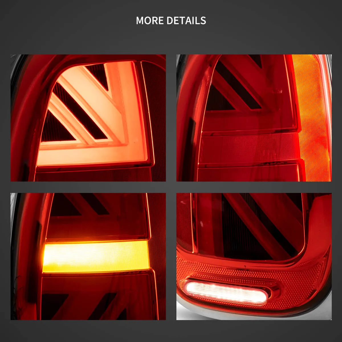10-16 Mini Cooper Countryman R60 Vland LED Tail Lights With Dynamic Welcome Lighting [E-mark] - Image 12