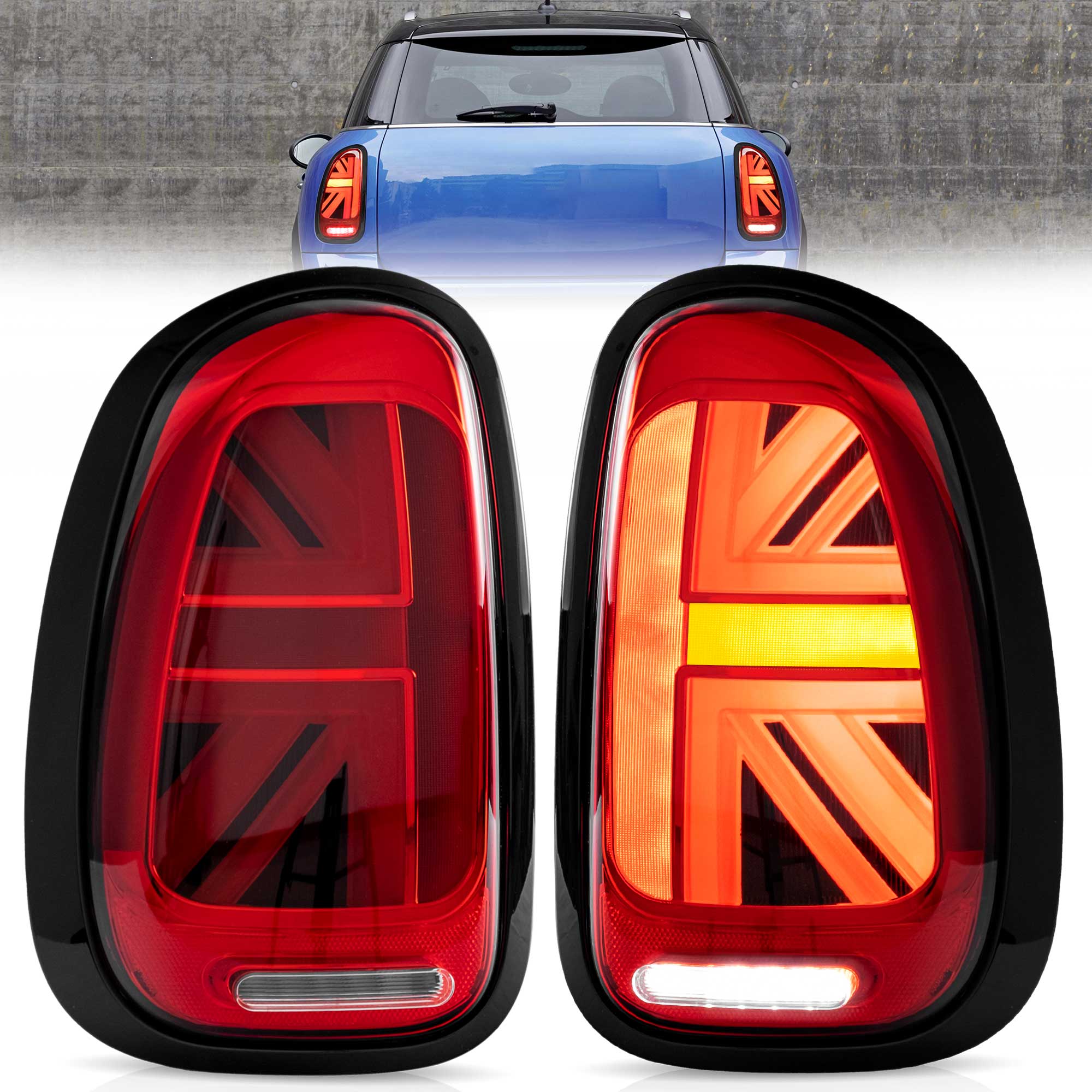 10-16 Mini Cooper Countryman R60 Vland LED Tail Lights With Dynamic Welcome Lighting [E-mark] - Image 4