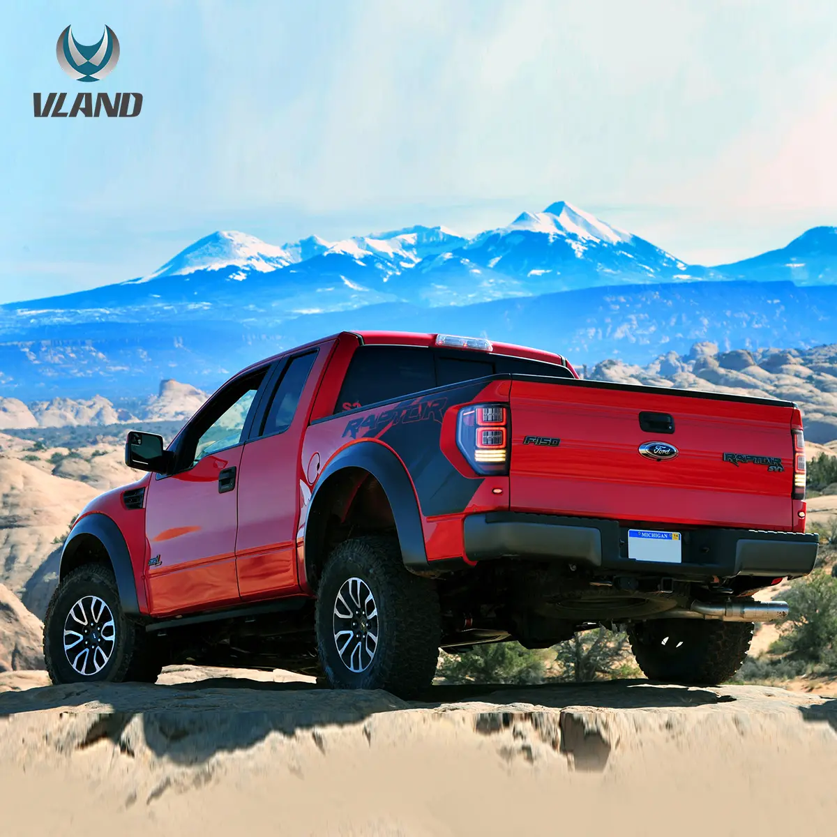 09-14 Ford F150 12th Gen (P415) Vland Tail Lights With Amber Sequential Turn Signal - Image 7