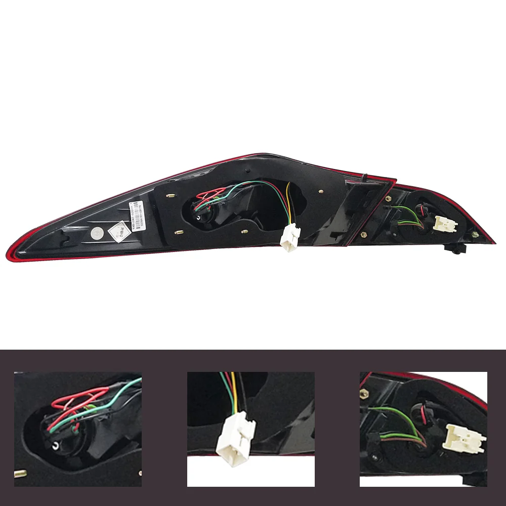 Vland Carlamp Full LED Tail Lights For Hyundai Sonata 6th Gen Sedan 2011-2014 ABS, PMMA, GLASS Material - Image 6