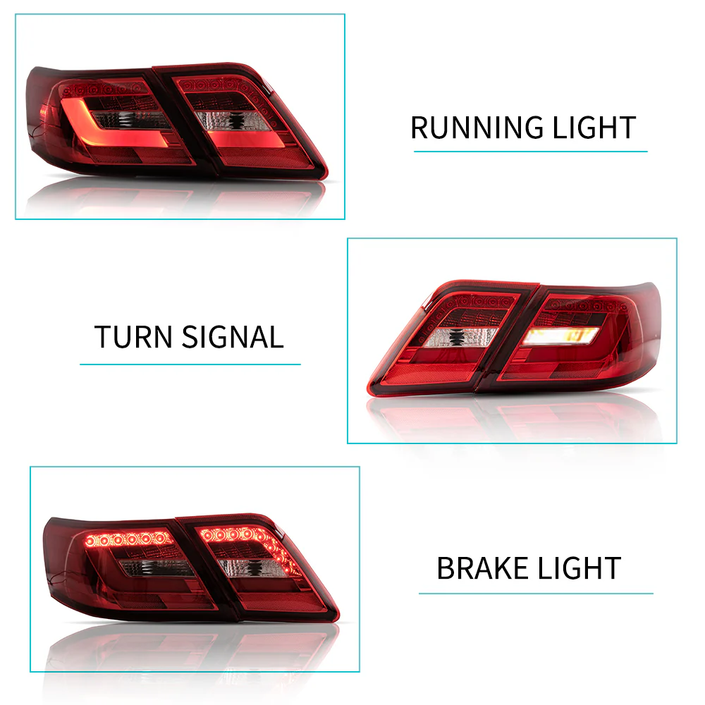 Vland Carlamp Full LED Tail Lights for Toyota Camry XV40 Gen Sedan 2007-2009 - Image 8