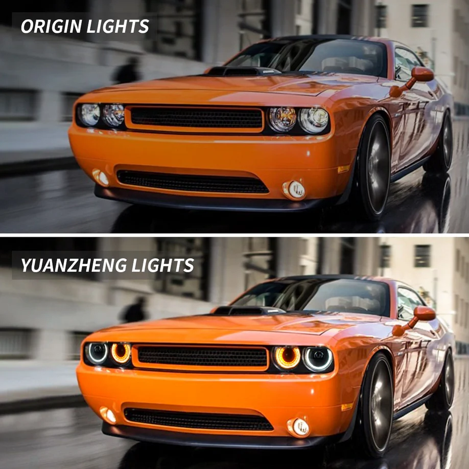 Vland Headlights And Tail Lights For Dodge Challenger 2008-2014 - Image 9