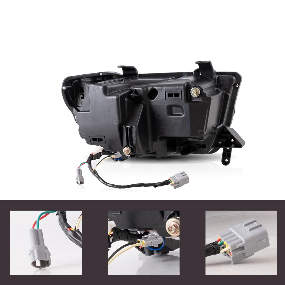 07-13 Toyota Tundra & 08-21 Toyota Sequoia Vland LED Reflection Bowl Headlights - Image 11