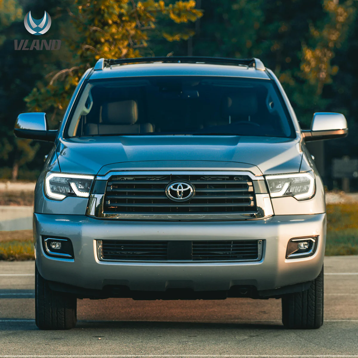 07-13 Toyota Tundra & 08-21 Toyota Sequoia Vland LED Reflection Bowl Headlights - Image 8