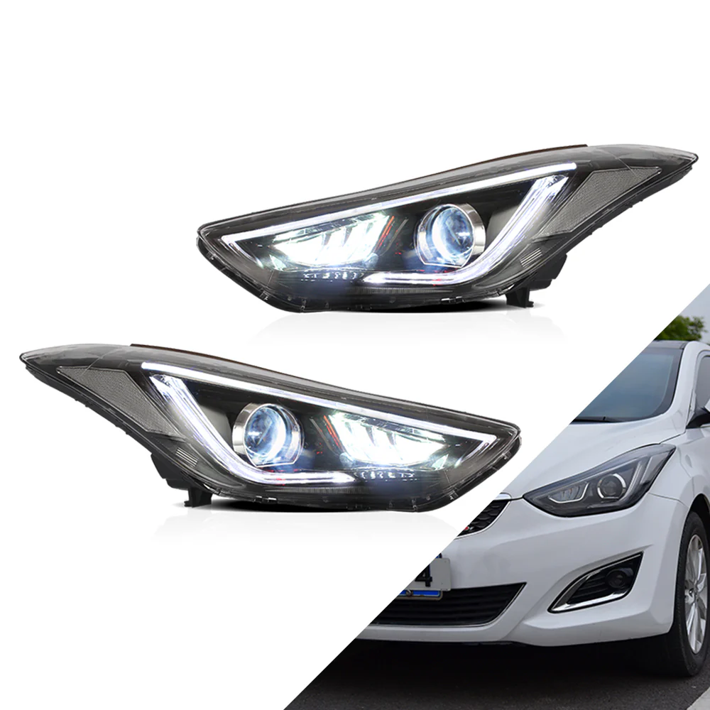 Vland Carlamp Projector Headlights For Hyundai Elantra (Avante MD) 2011-2015 - Image 11