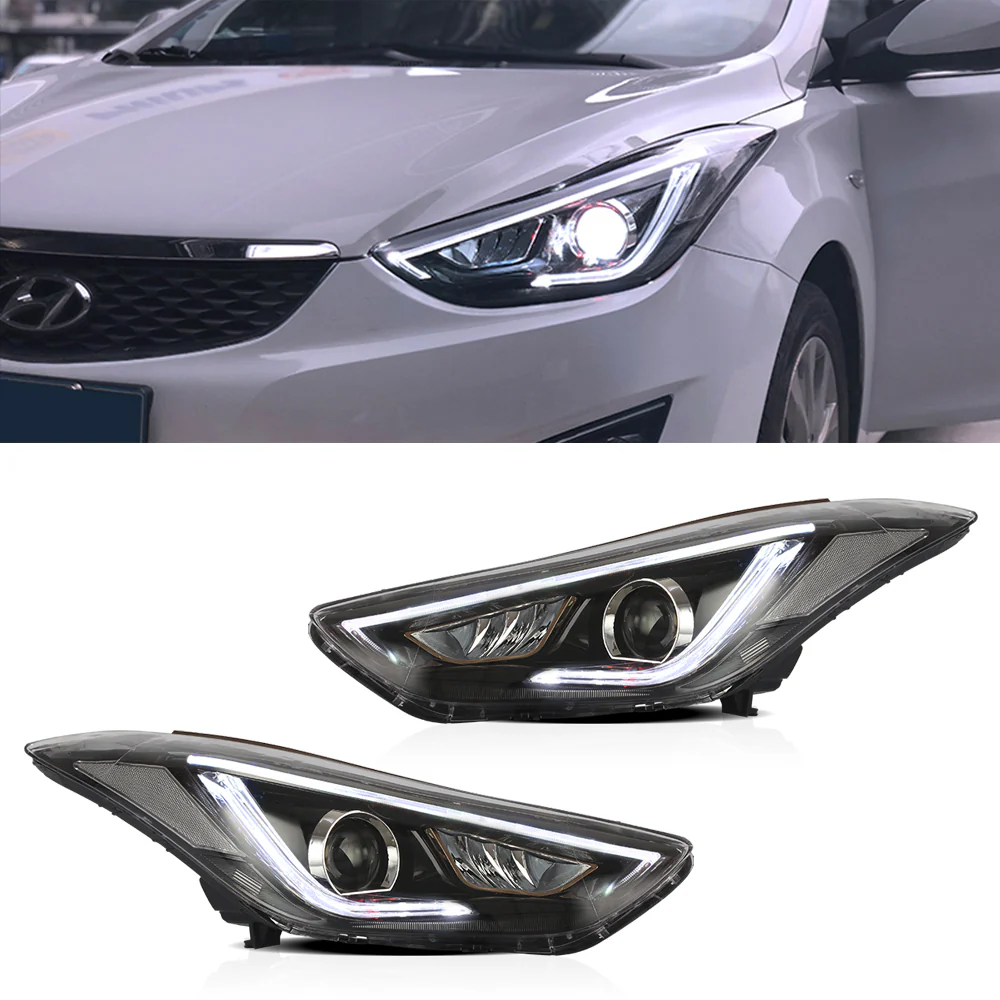 Vland Carlamp Projector Headlights For Hyundai Elantra (Avante MD) 2011-2015 - Image 12