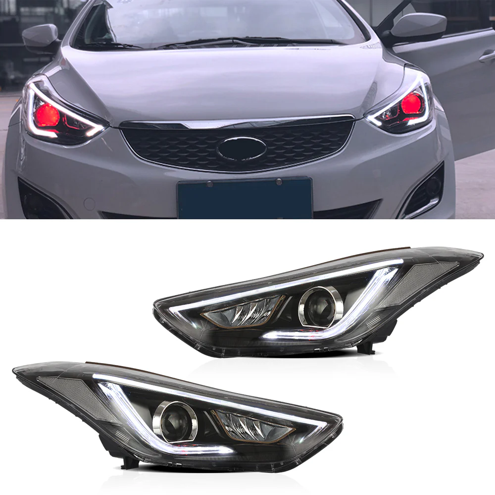 Vland Carlamp Projector Headlights For Hyundai Elantra (Avante MD) 2011-2015 - Image 6