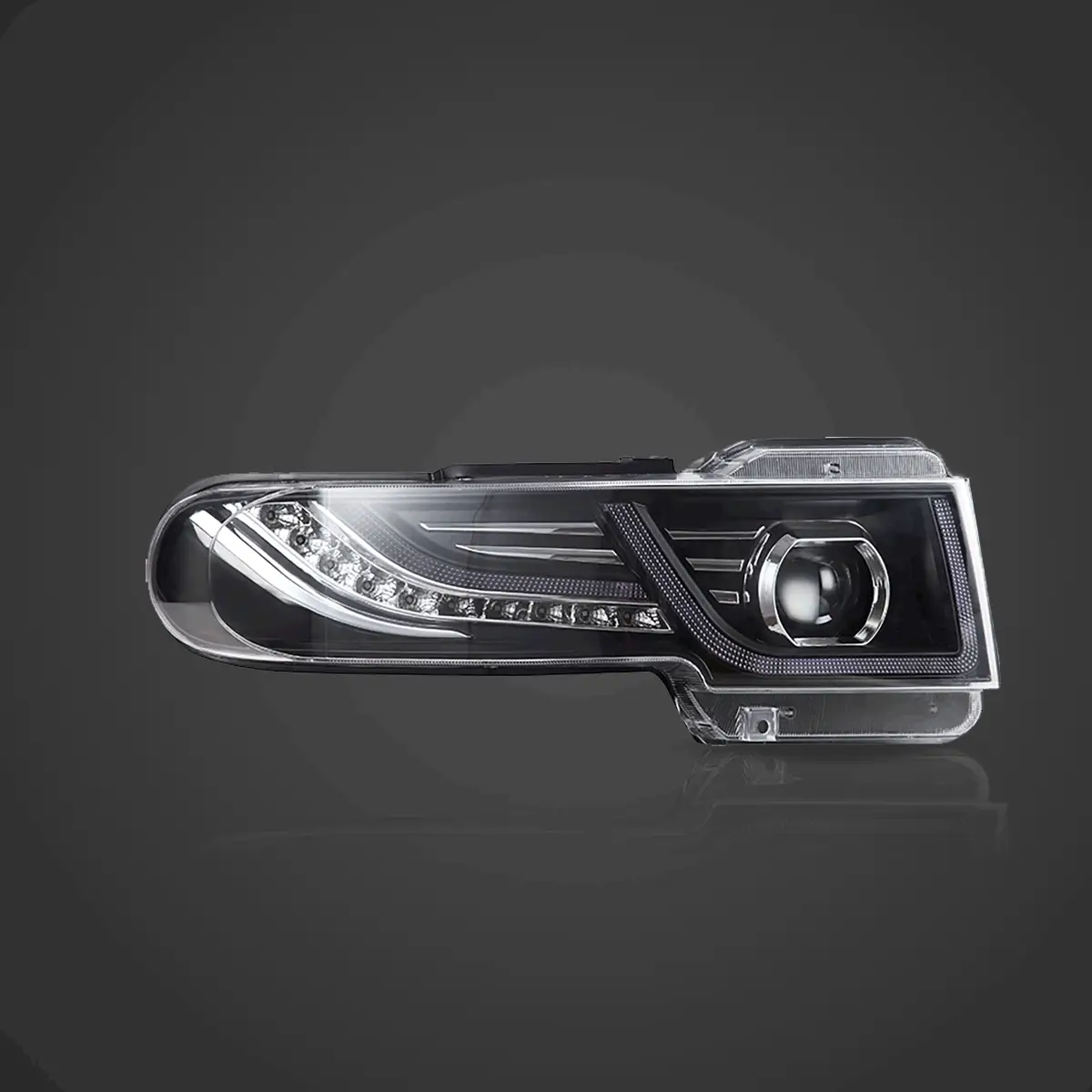 06-22 Toyota FJ Cruiser XJ10 Vland Dual Beam Projector Headlights With Grille - Image 3