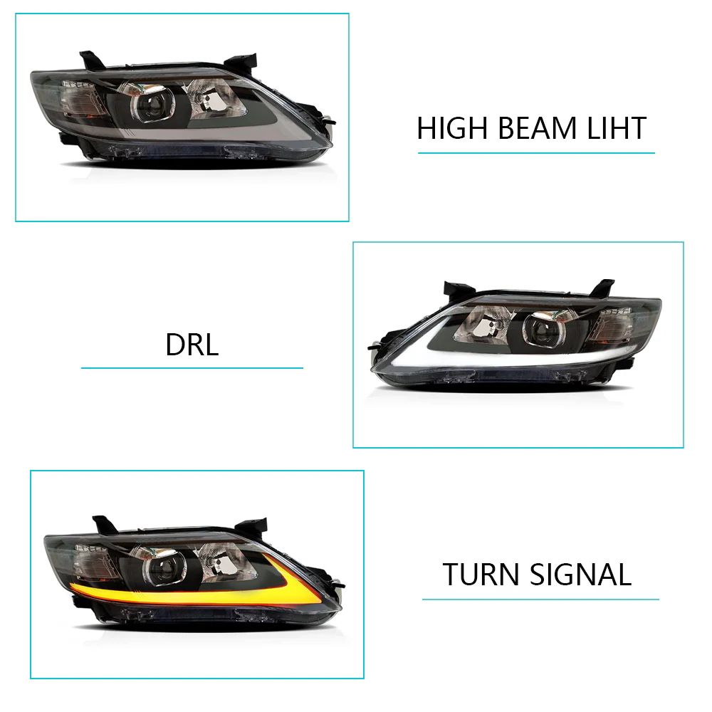 Vland Carlamp LED Headlights For TOYOTA CAMRY 2010-2011 HEAD LAMP (USA TYPE) - Image 7