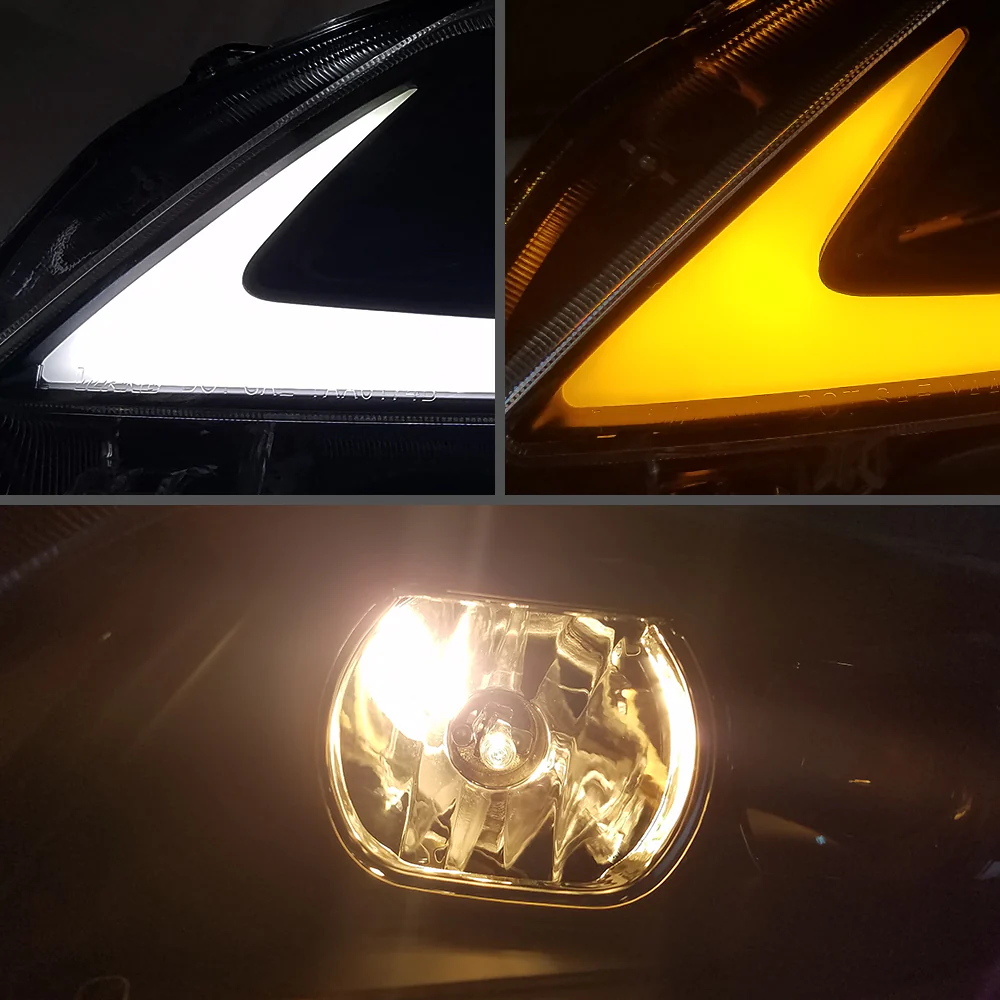 Vland Carlamp LED Headlights For Toyota Corolla 2011 2012 2013 (Bulbs are not included) - Image 4