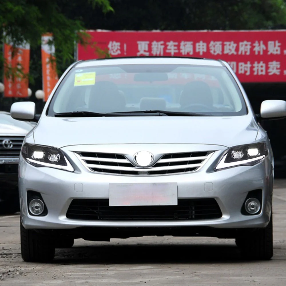 Vland Carlamp LED Headlights For Toyota Corolla 2011 2012 2013 (Bulbs are not included) - Image 6