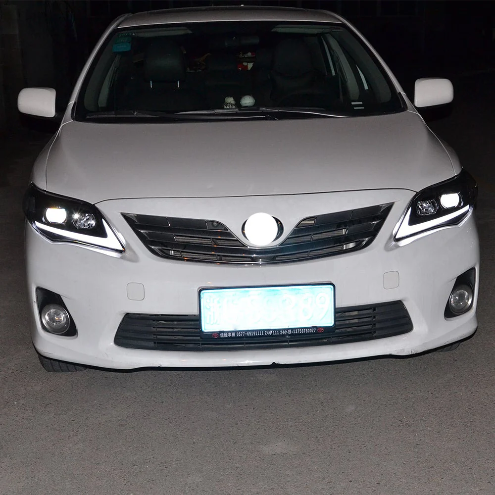 Vland Carlamp LED Headlights For Toyota Corolla 2011 2012 2013 (Bulbs are not included) - Image 8