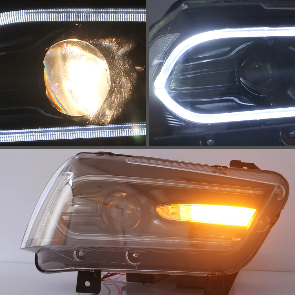 Vland Carlamp Led Headlights Compatible with Dodge Charger 2011-2014 (RHD and LHD Versions) - Image 13