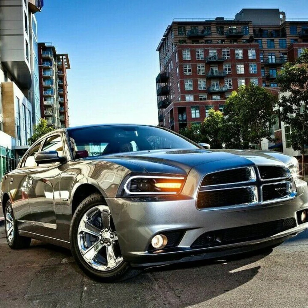 Vland Carlamp Led Headlights Compatible with Dodge Charger 2011-2014 (RHD and LHD Versions) - Image 5