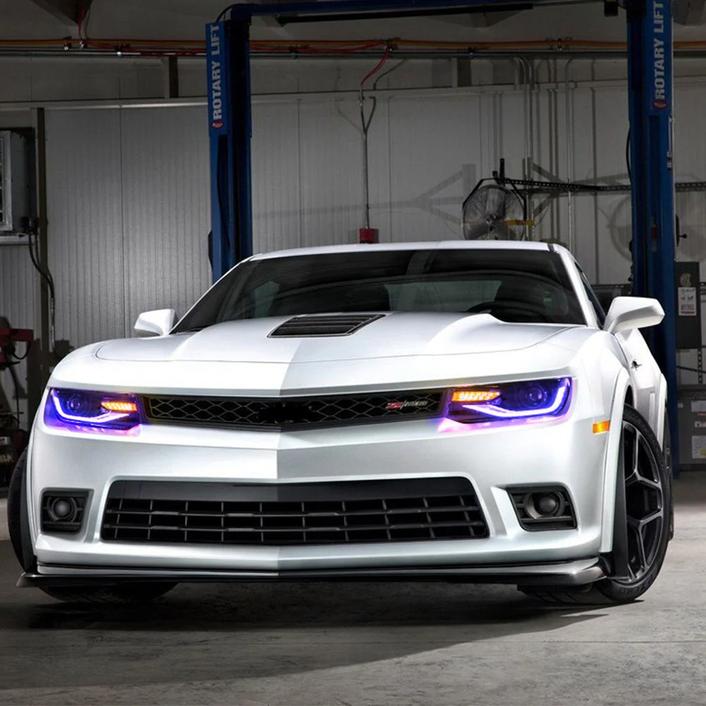 Vland Carlamp headlights For Chevrolet Camaro 2014-2015 With Sequential Indicators(Bulbs NOT Included) - Image 12