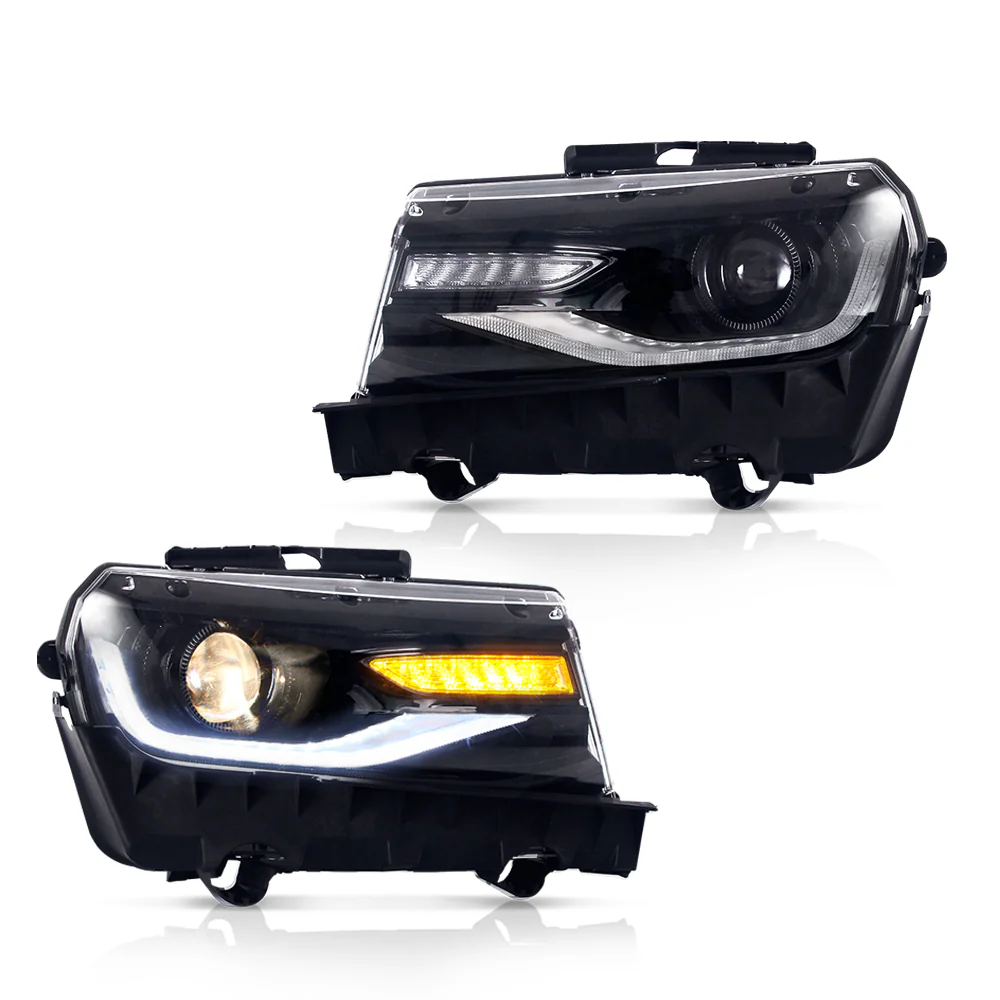 Vland Carlamp headlights For Chevrolet Camaro 2014-2015 With Sequential Indicators(Bulbs NOT Included) - Image 6