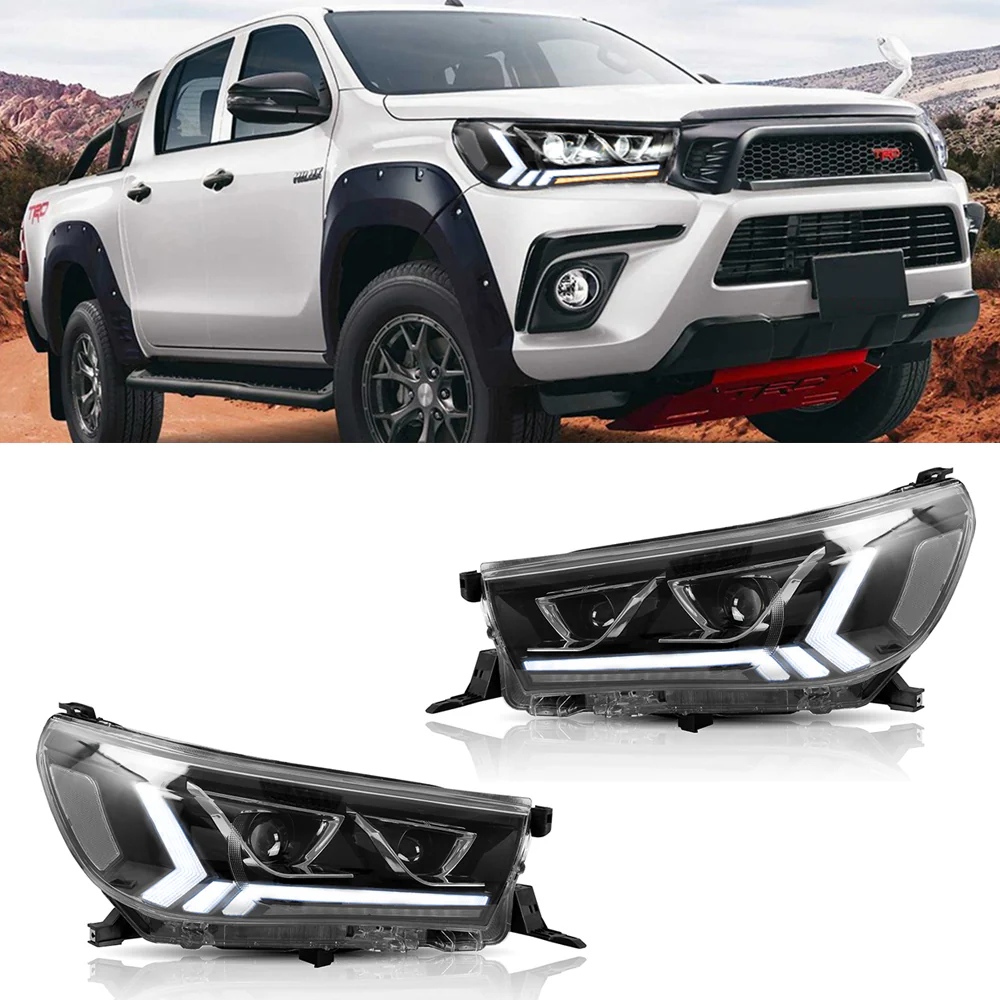 Vland LED Headlights For Toyota Hilux Vigo Revo 2015-2020