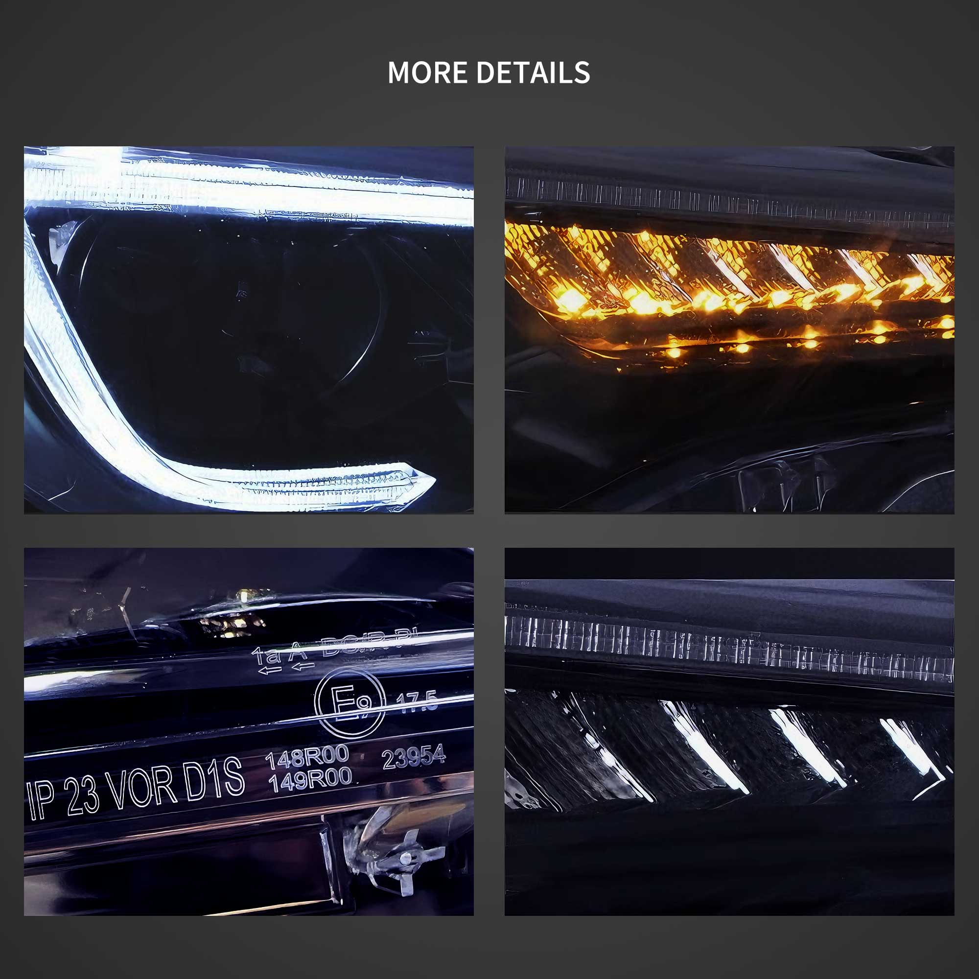 12–21 Toyota 86/GT86, Subaru Brz, Scion Frs Vland Upgrade Full LED Dual Beam Projector Headlights[E-mark] - Image 4