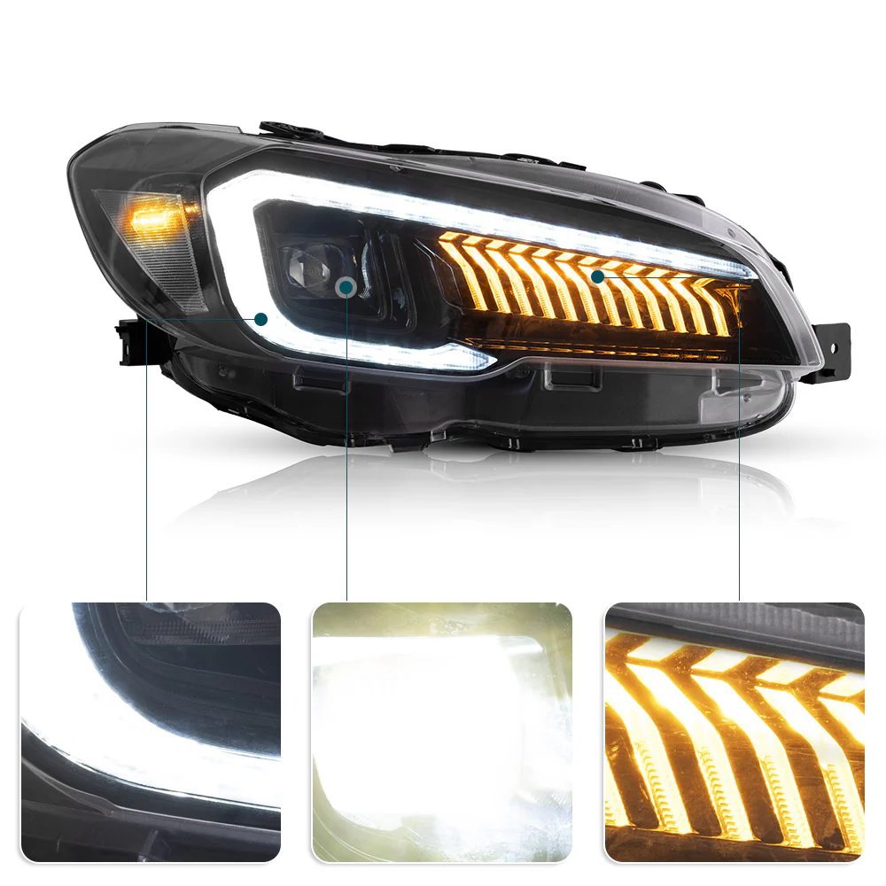 Subaru WRX 2015-2021 Vland LED Projector Headlights - Image 12
