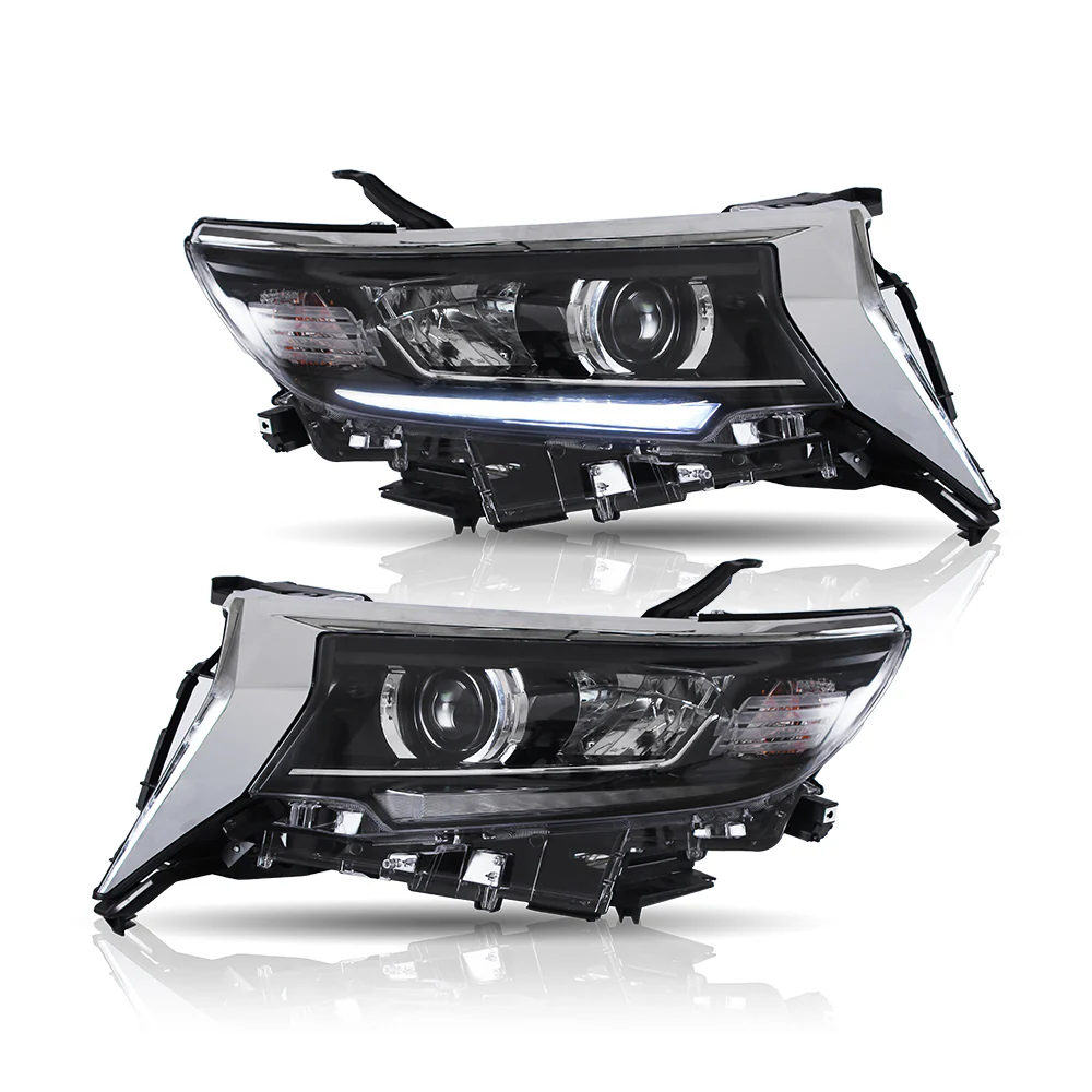 Vland Carlamp LED Projector Headlights for Toyota Land Crusier Prado 2016-2021 | Vland - Image 2