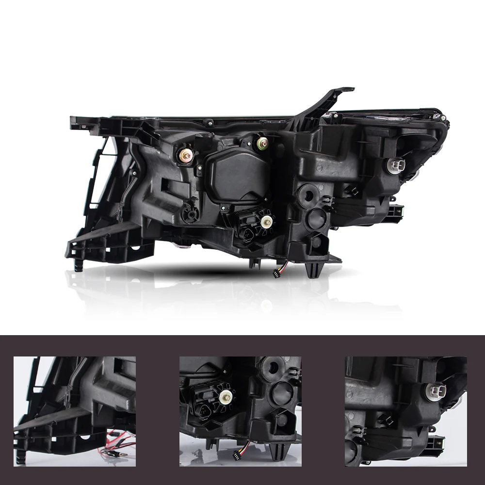 Vland Carlamp LED Projector Headlights for Toyota Land Crusier Prado 2016-2021 | Vland - Image 5