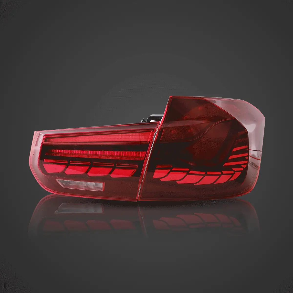 12-19 BMW 3 Series 6th Gen (F30 F80) Vland OLED Tail Lights With Dynamic Welcome Lighting (GTS Style) [E-mark] - Image 6