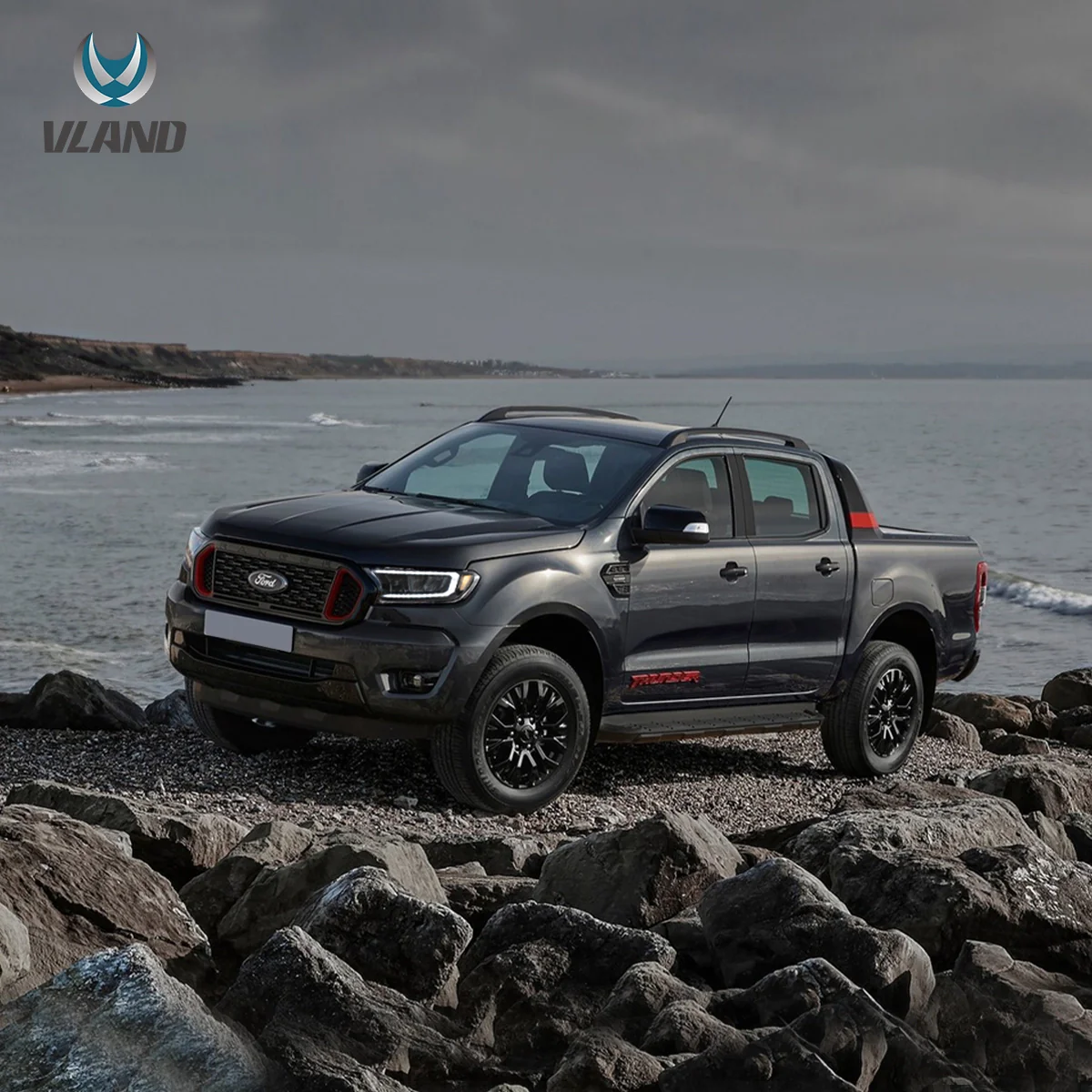 15-21 Ford Ranger [International Types] Vland LED Reflection Bowl HeadLights [E-mark] - Image 6