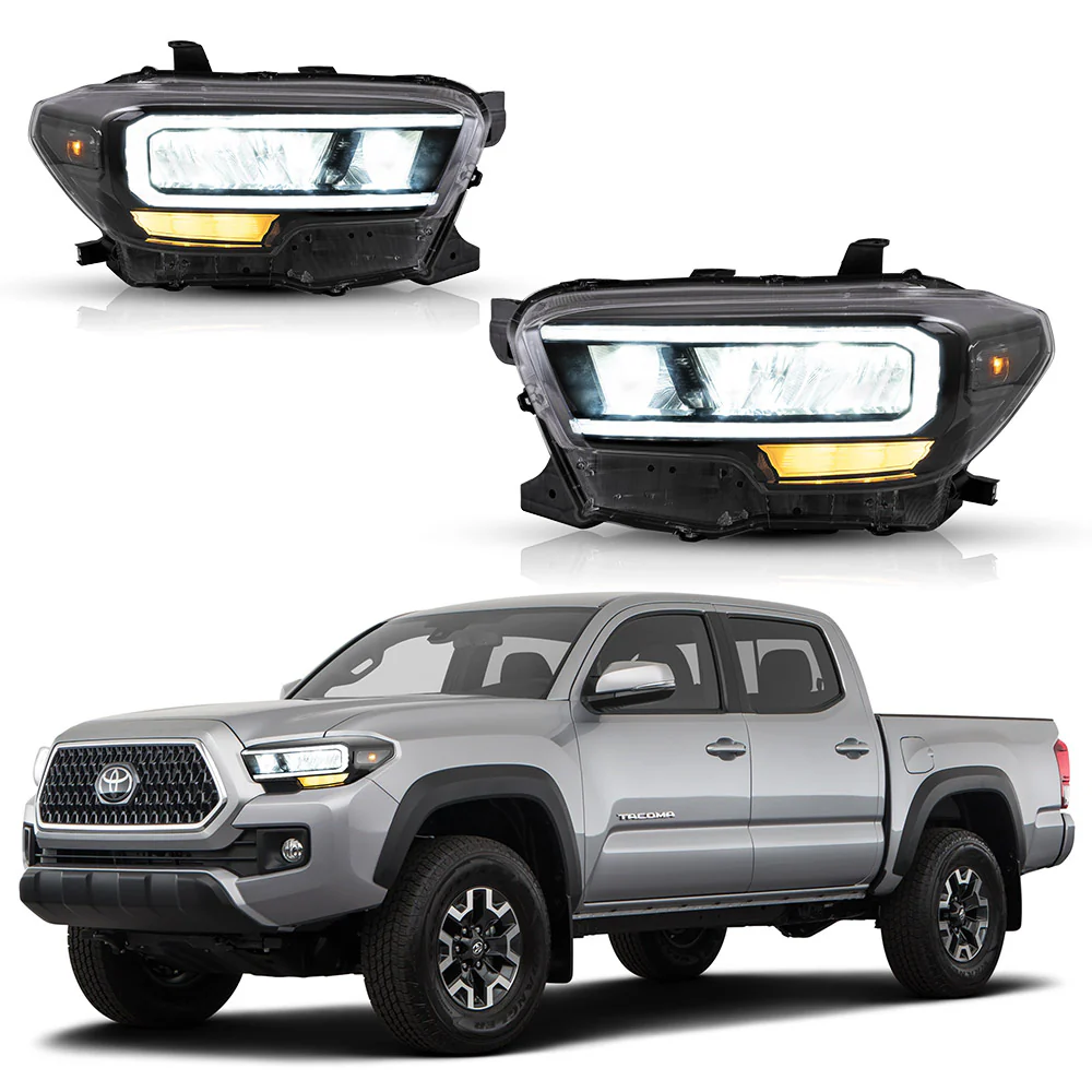 Vland Carlamp Matrix Projector and Full LED Headlights for Toyota Tacoma 2016-UP - Image 8
