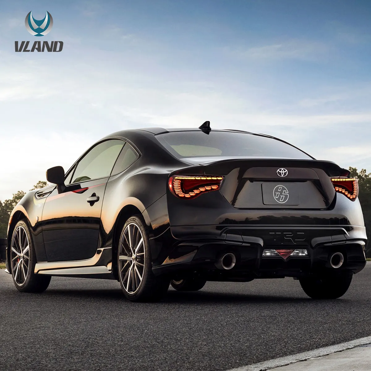 12-20 Toyota 86 GT86 FT86 13-20 Subaru BRZ 13-20 Scion FR-S Vland LED Tail Lights With Sequential Turn Signal [Dragon Style] - Image 7