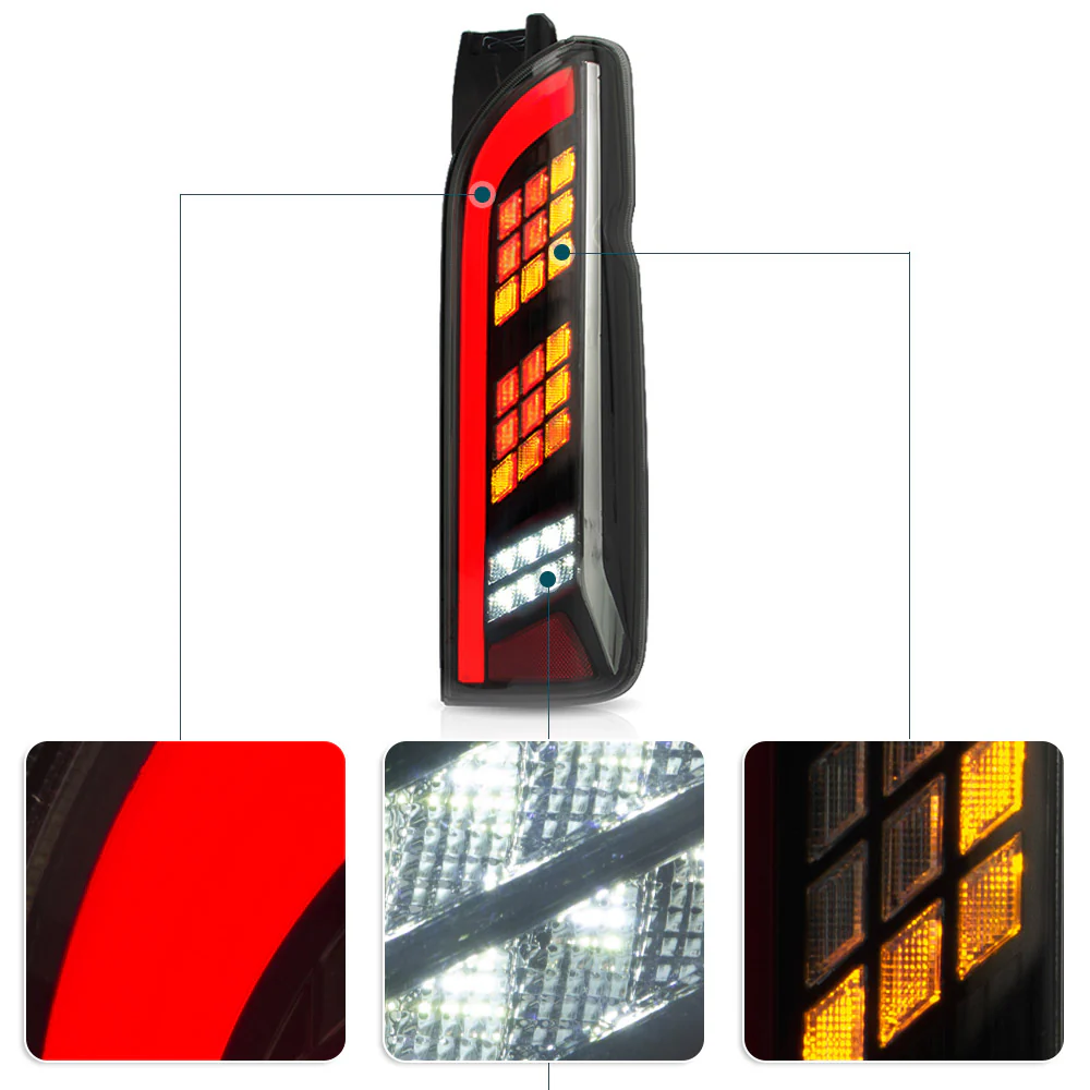 Vland Carlamp LED Tail Light For Toyota Hiace 2005-2018 - Image 6