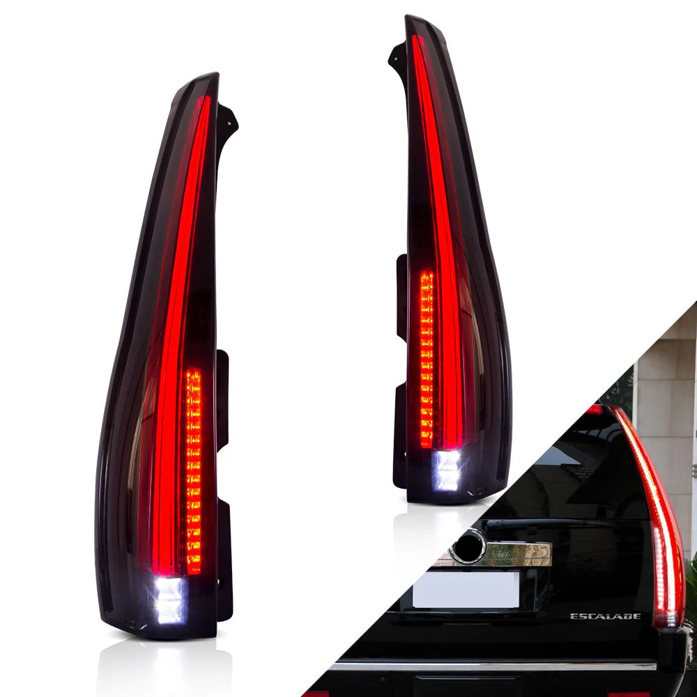 Vland Carlamp LED Tail Lights For 2007-2014 Cadillac Escalade - Image 4