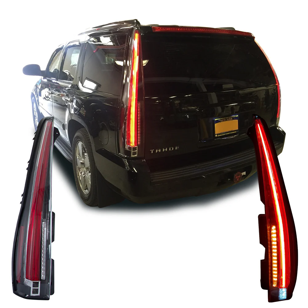 Vland Carlamp LED Tail Lights For 2007-2014 GMC Yukon & Chevy Tahoe/Suburban - Image 2