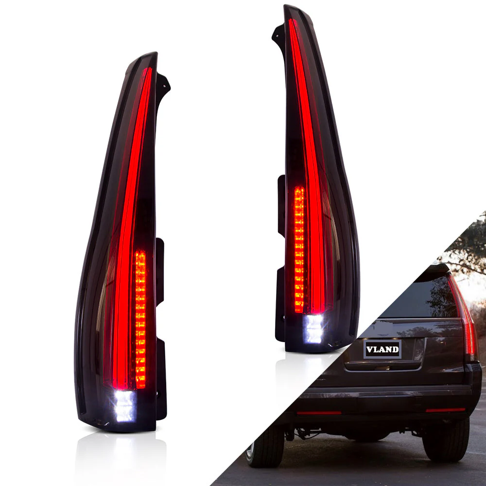 Vland Carlamp LED Tail Lights For 2007-2014 GMC Yukon & Chevy Tahoe/Suburban - Image 5