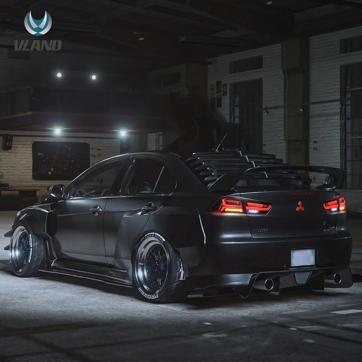 08-17 Mitsubishi Lancer & EVO X Vland LED Tail Lights With Sequential Turn Signal - Image 10