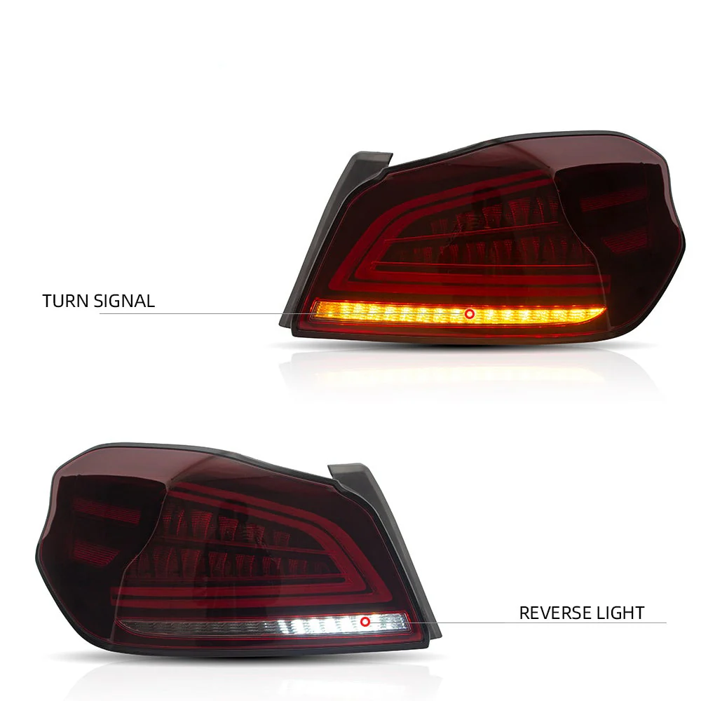 15-21 Subaru WRX & WRX STI 1th Gen(VA) Vland LED Tail Lights With Sequential Turn Signal - Image 4