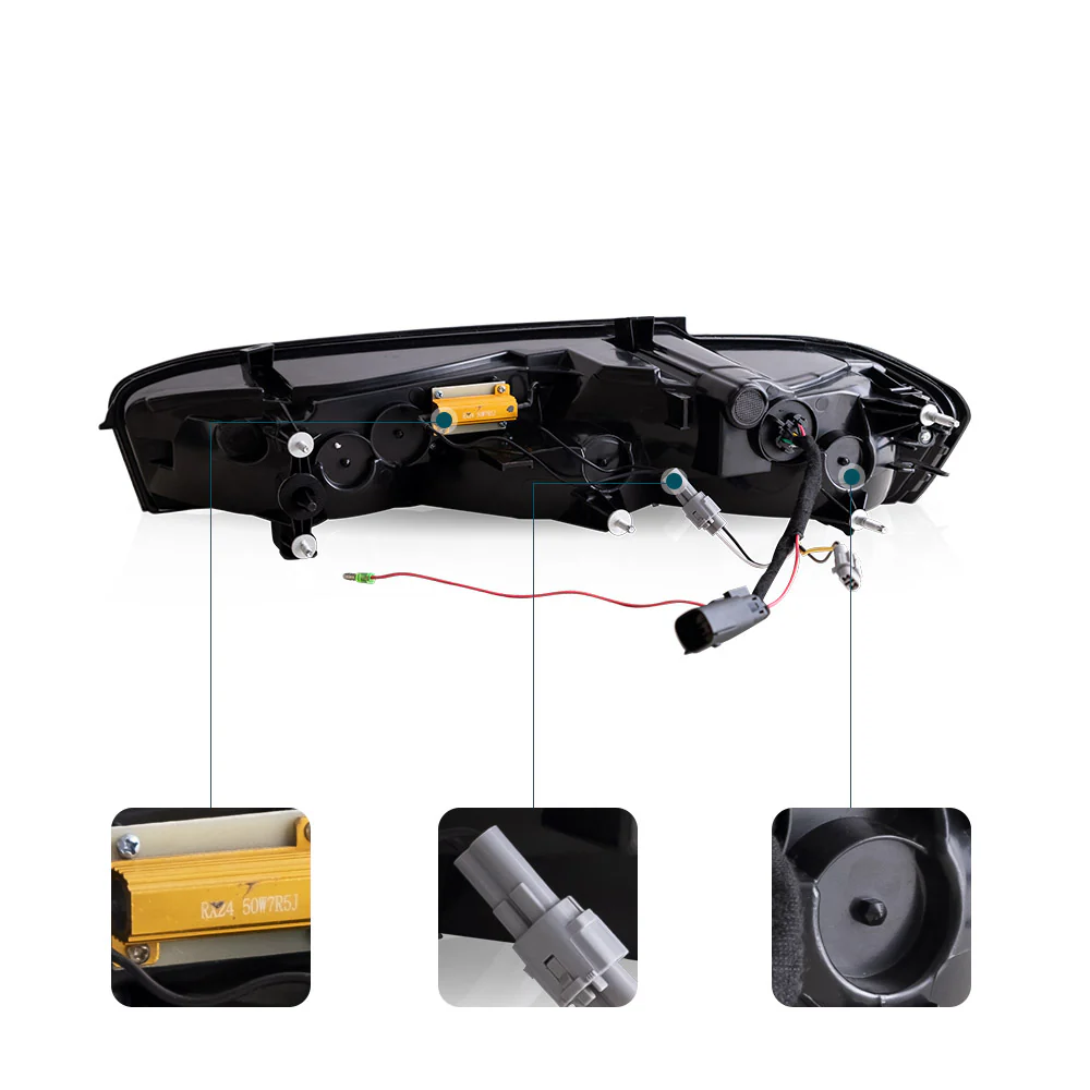 VLAND Tail Lights Fit for 2016-2018 Chevrolet Camaro With amber turn signal - Image 11