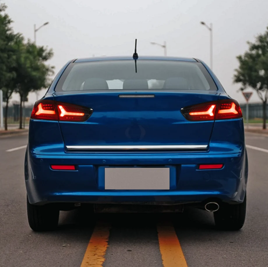 Vland Carlamp LED Tail Lights For Mitsubishi Lancer EVO X 2008-2018 With Sequential Turn Signal - Image 8