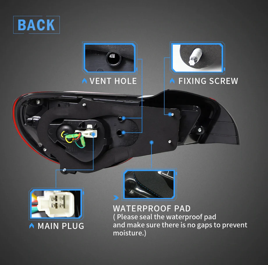 2012-2021 Vland frs/brz/86 Headlights & Tail Lights - Image 8