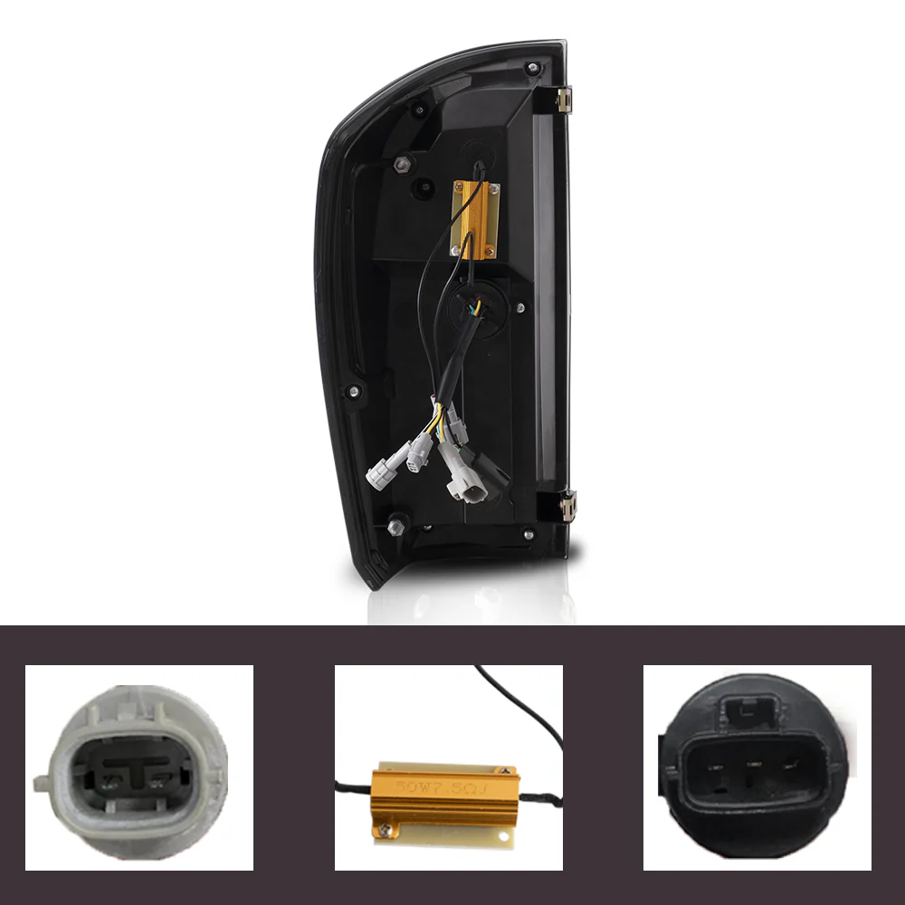 VLAND LED Taillights For Toyota Tacoma 2016-2023 with Amber Sequential Turn Signals - Image 5