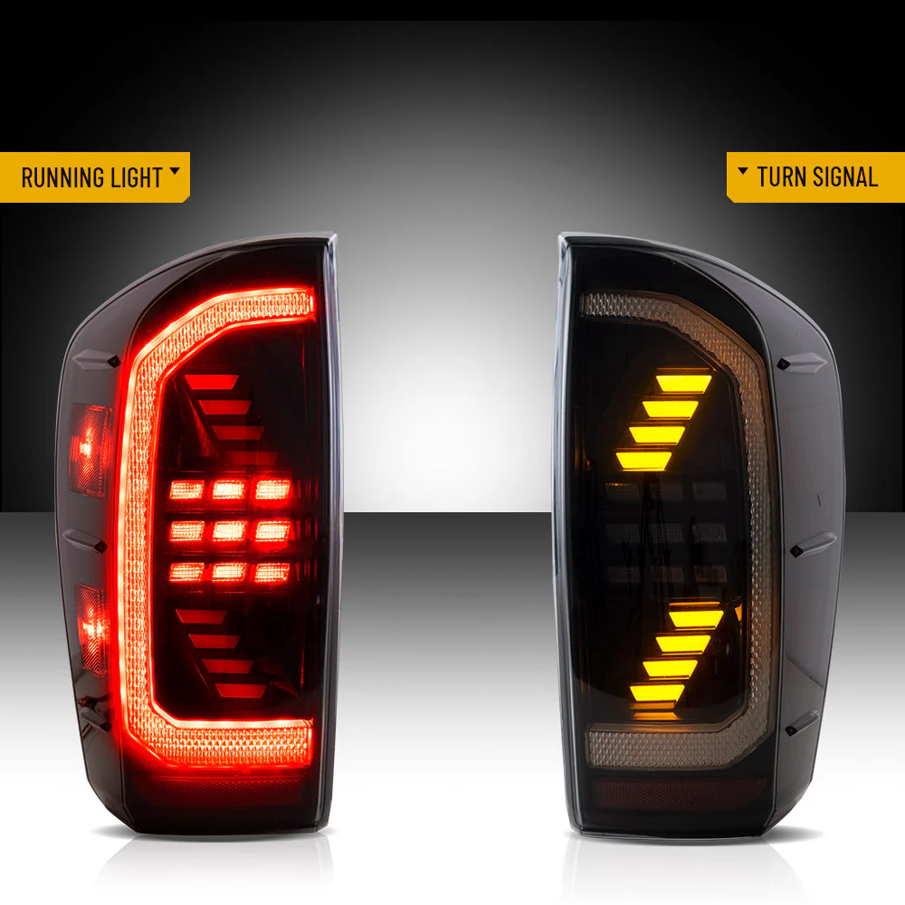 VLAND LED Taillights For Toyota Tacoma 2016-2023 with Amber Sequential Turn Signals - Image 8