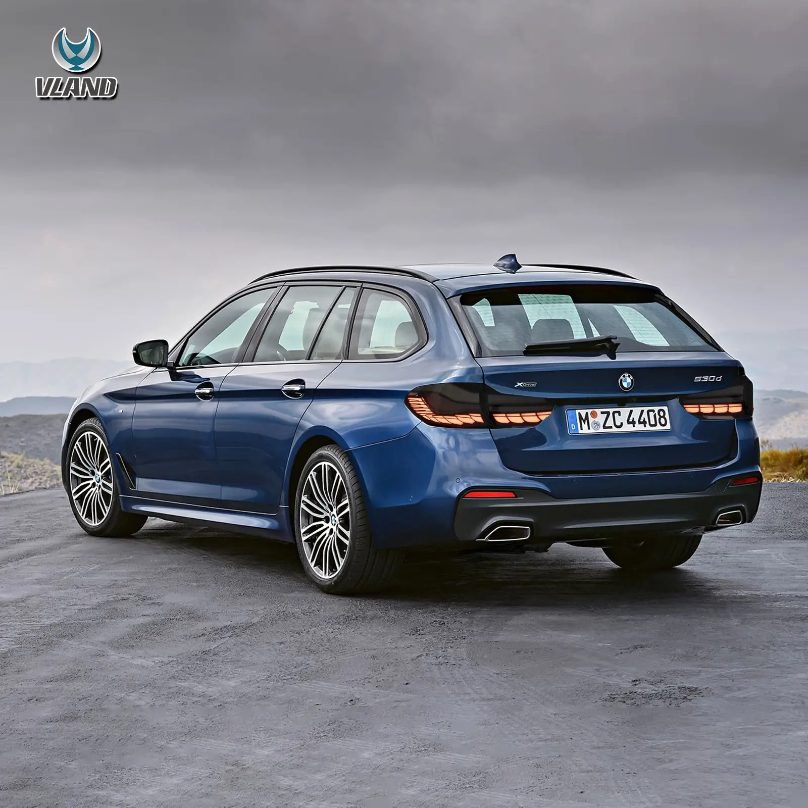11-17 BMW 5 Series M5 6th Gen (F10 F18) Vland OLED Tail Lights With Dynamic Welcome Lighting CS Style [E-mark] - Image 10