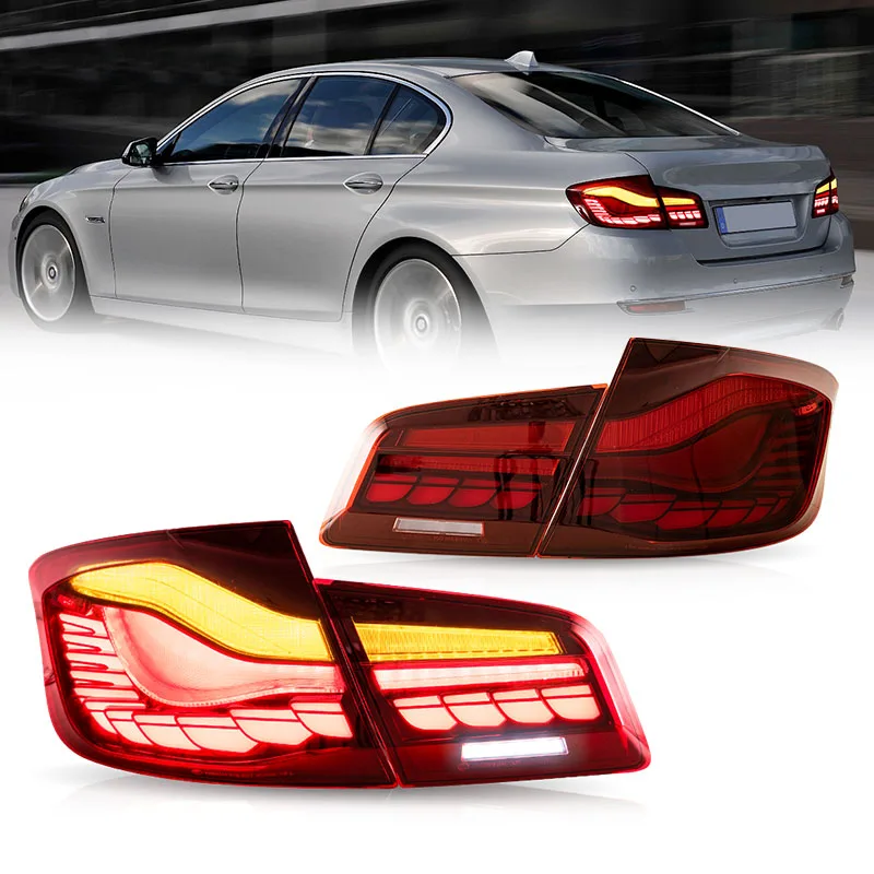 11-17 BMW 5 Series M5 6th Gen (F10 F18) Vland OLED Tail Lights With Dynamic Welcome Lighting CS Style [E-mark] - Image 4