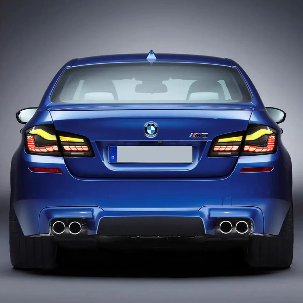 11-17 BMW 5 Series M5 6th Gen (F10 F18) Vland OLED Tail Lights With Dynamic Welcome Lighting CS Style [E-mark] - Image 8