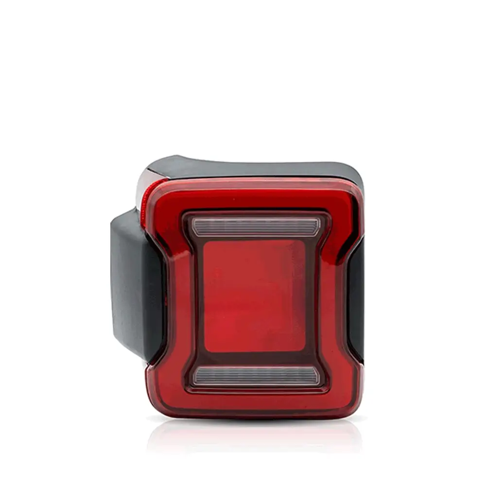 Vland Carlamp Tail Lights for Jeep Wrangler 2018-2021 with Dynamic Animation and Dual Reverse Lights ( Not Fit JK)  Smoked Lens - Image 8