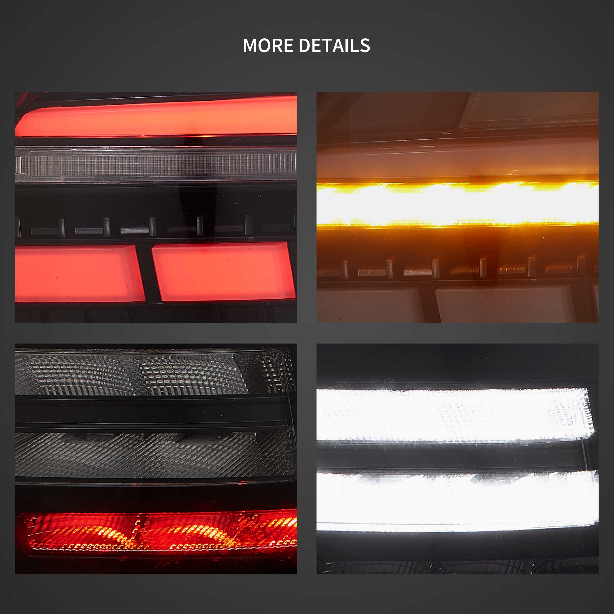 VW Transporter T6 T6.1 Multivan Caravelle 2015-2024 Vland LED Tail Lights [E-mark] - Image 11
