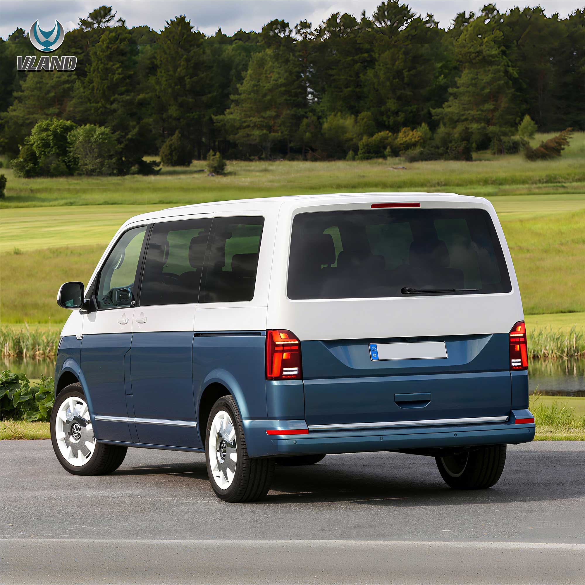 VW Transporter T6 T6.1 Multivan Caravelle 2015-2024 Vland LED Tail Lights [E-mark] - Image 15