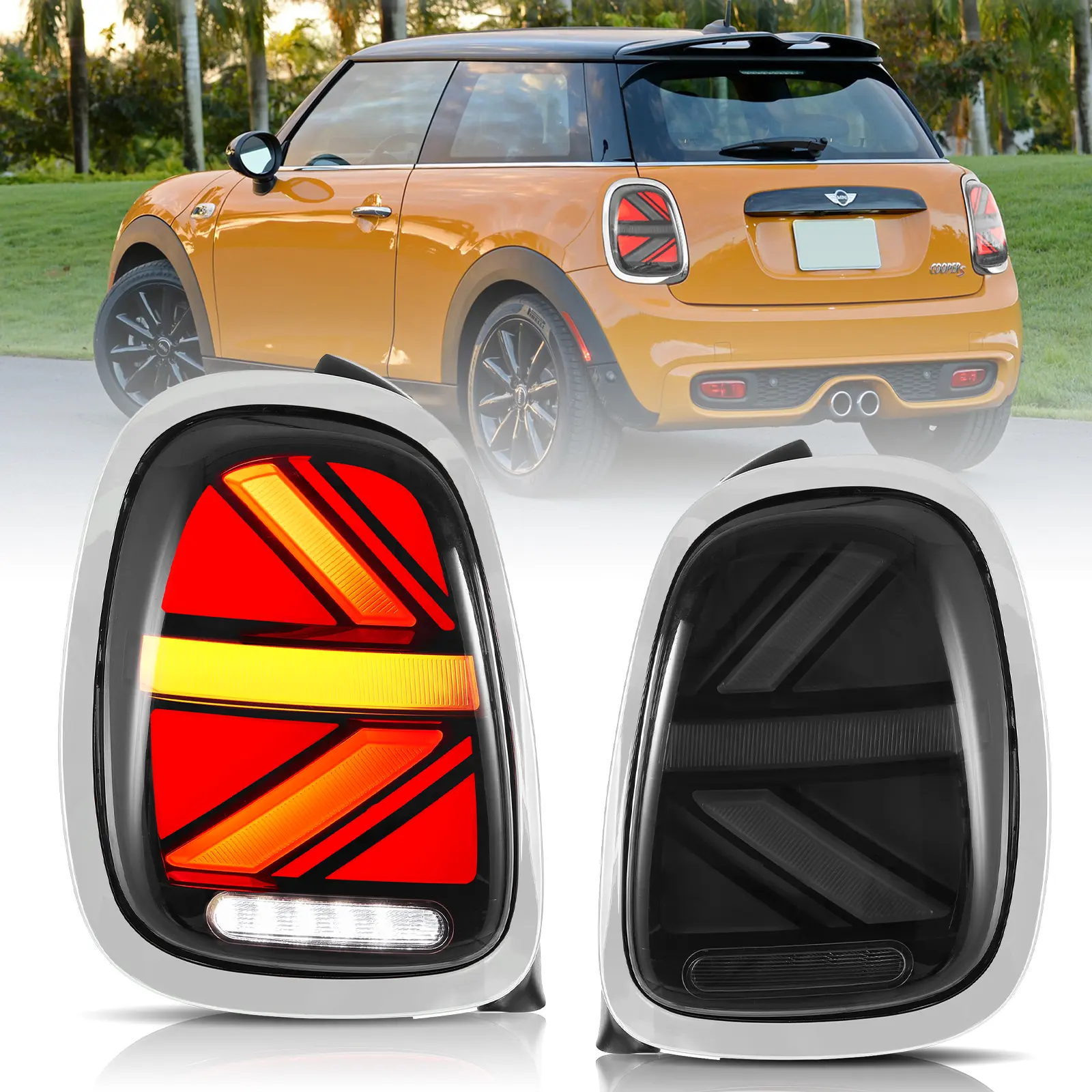 Vland 14-19 BMW Mini Hatch(Cooper) F55 F56 F57 FULL LED Tail Lights - Image 11