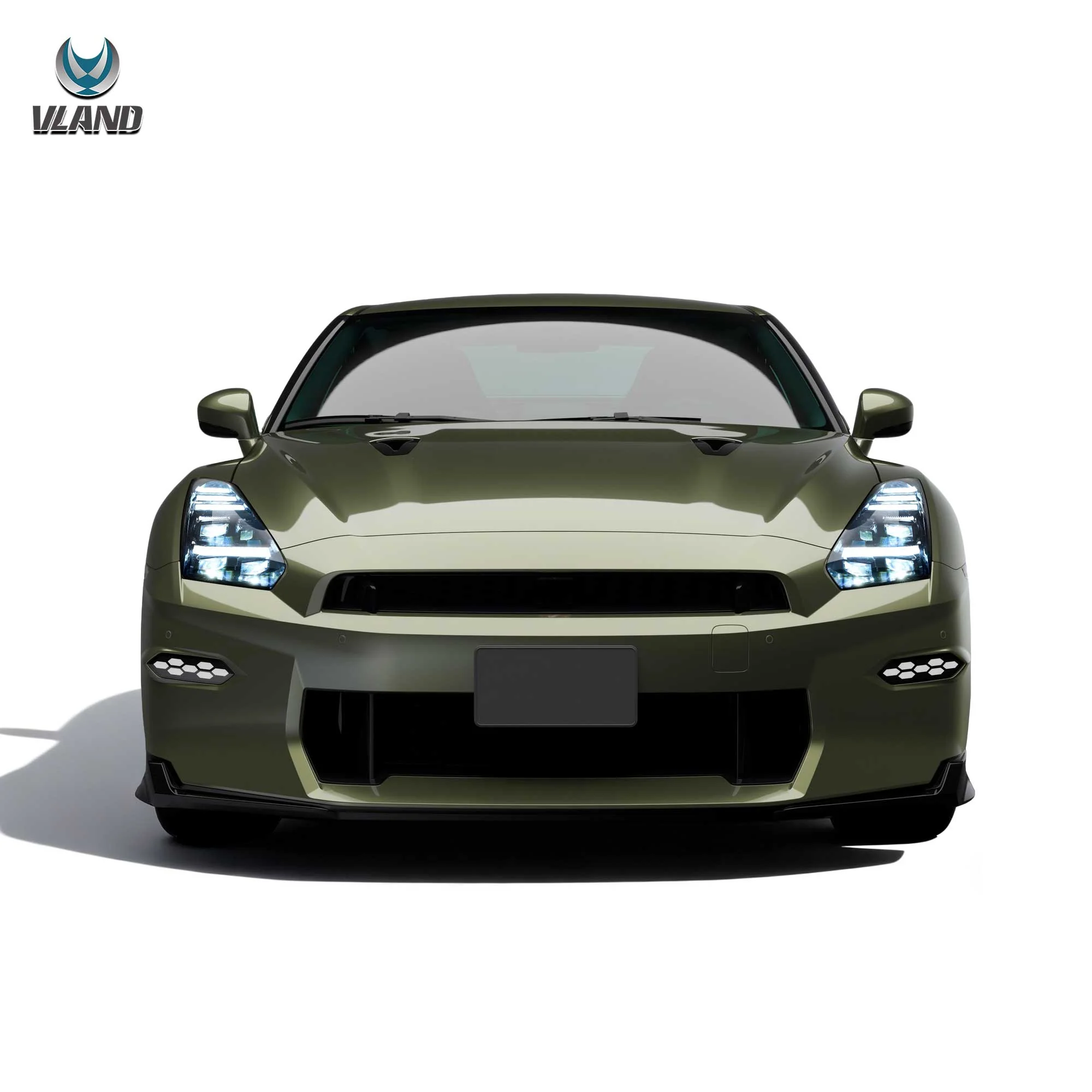 Vland 2008-2023 Nissan GT-R R35 LED Projector Headlights - Image 7
