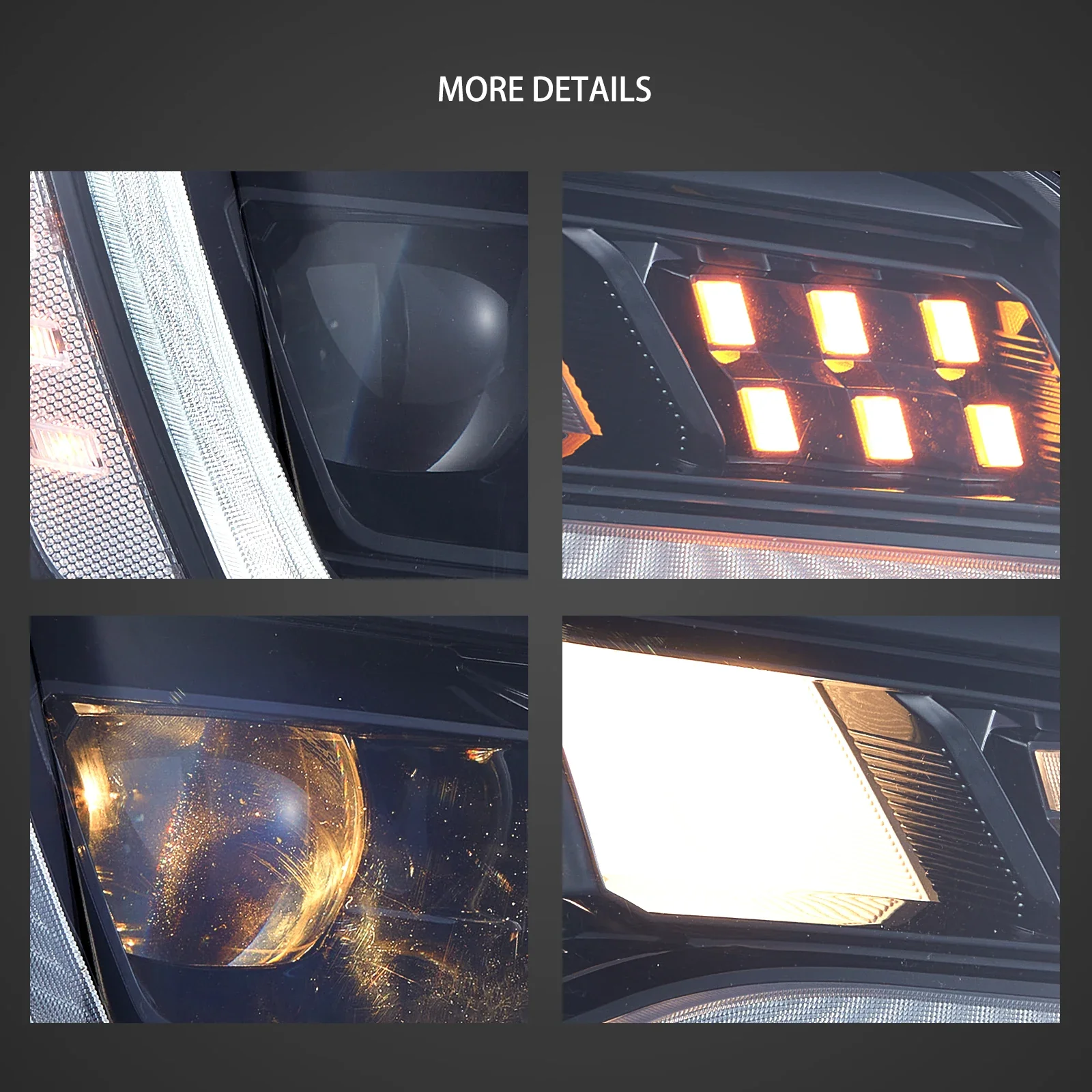 Vland 2011-2023 Chrysler 300/300c LED Headlights W/Start-up Animation - Image 9