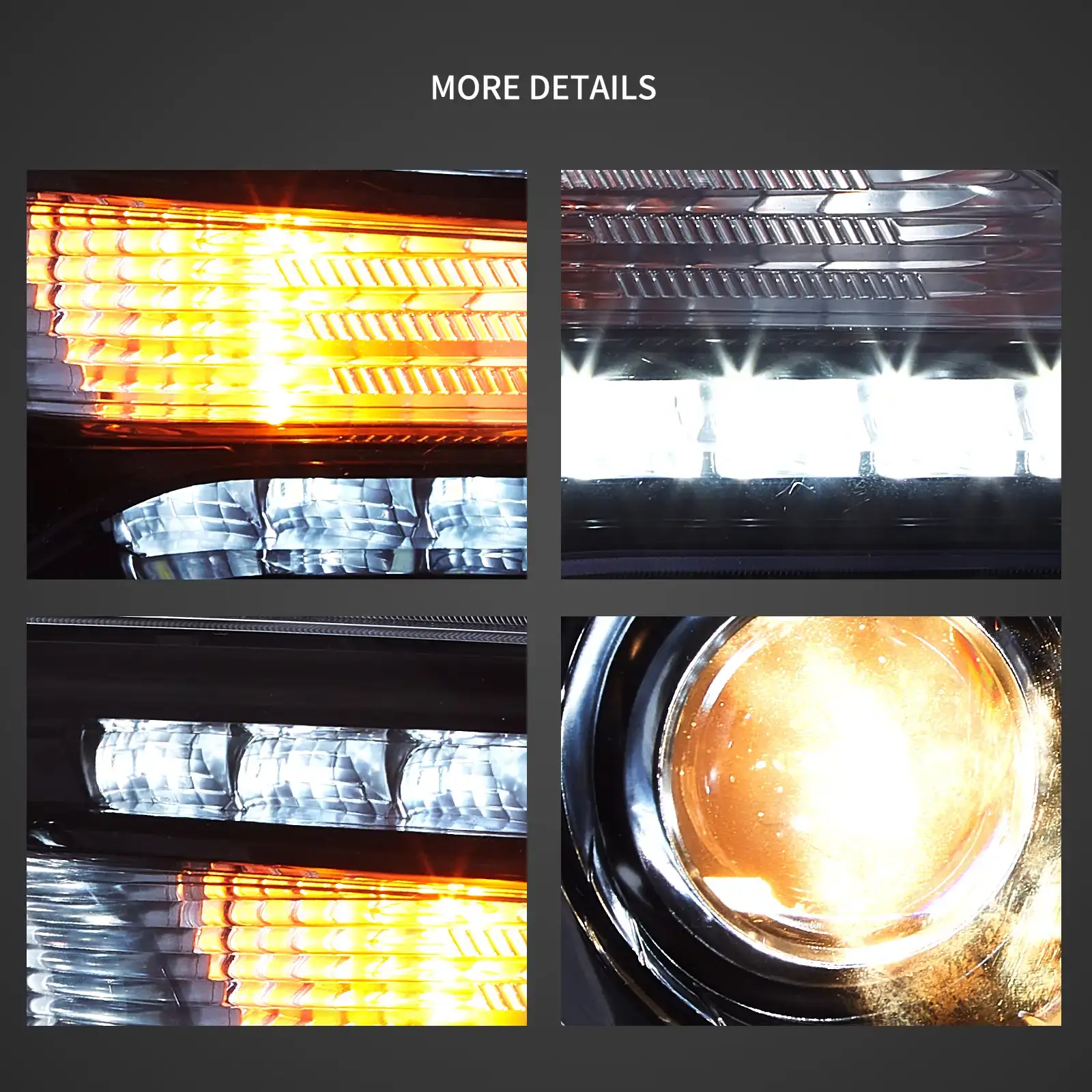 Vland 2011-2023 Chrysler 300/300C Headlights - Image 12
